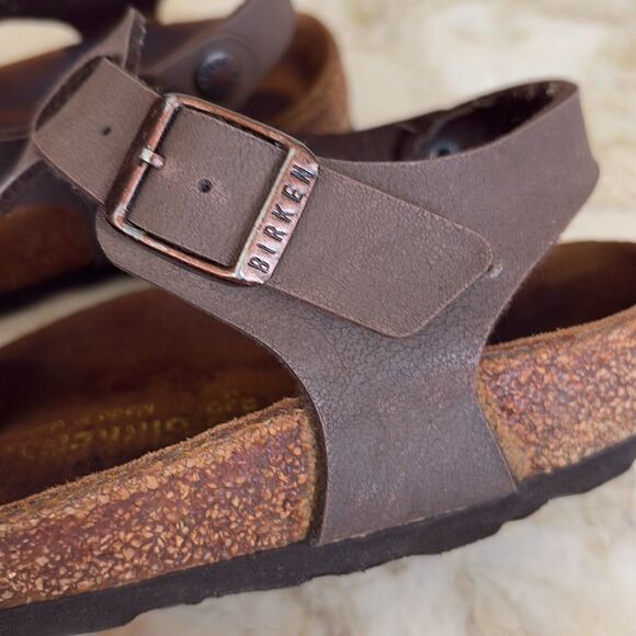 Birkenstock Birko-Flor Birkibuc Sandals - Stone Gray - Picture 10 of 14